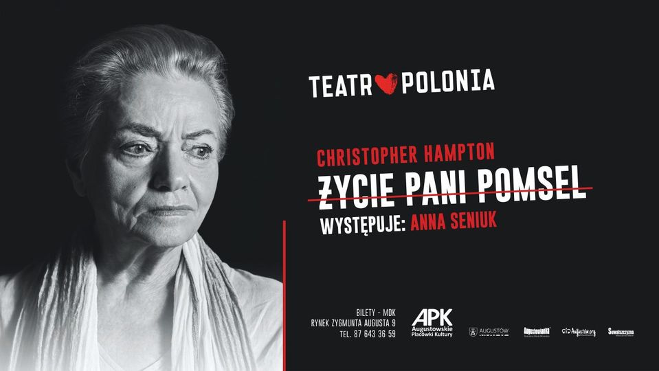 “Życie Pani Pomsel” – Wstrząsający Monodram Teatru Polonia w Augustowie